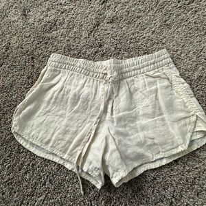 Drawstring Dolphin Hem shorts